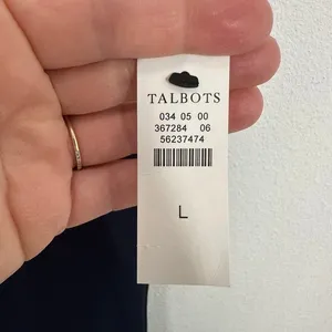 T by Talbots Athletic Dress Size L Navy‎ Blue Sleeveless Tank NWT Sporty Golf thumbnail 4