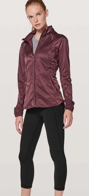 Lululemon Goal Crusher Jacket in the color Redwood 2 thumbnail 1