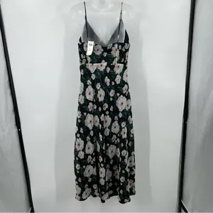 Abercrombie & Fitch Floral Midi Dress thumbnail 9