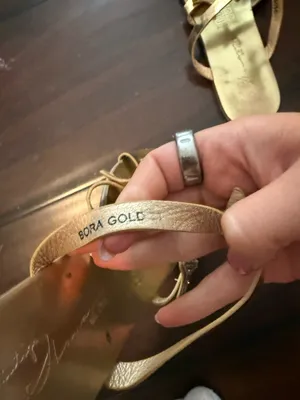 Vintage Havana bora gold sandals stars thumbnail 3