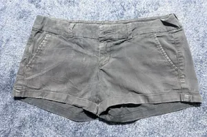 American Eagle Outfitters Gray Casual Shorts Size 2 thumbnail 1