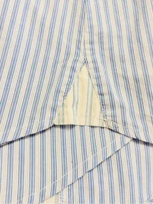 Anthropologie Maeve Sleeveless Collard Stripped Button Down Halter Blouse Size12 thumbnail 9