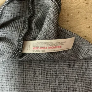 Free People Ruched Sleeve Striped Top Women Small Grey Space Dye Ribbed Knit Tee thumbnail 5