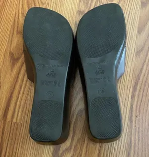 Montego Bay Club Wedge Slip On Slides Size 10 Color Brown thumbnail 6
