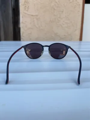 Gucci GG0504S-003 blue mirrored 52mm round unisex sunglasses thumbnail 12