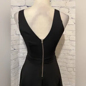 Abercrombie & Fitch Black dress Mesh Sides And Zipper Back Size Small thumbnail 6
