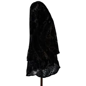 Velvet burnout paisley open kimono thumbnail 5