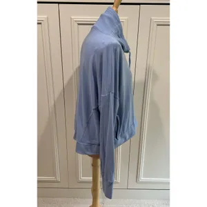 Sweaty Betty Harmonise Luxe Fleece Sweatshirt Coast Blue Sweater Size US‎ 14 thumbnail 4