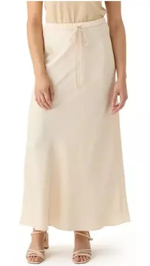 Parker‎ The Sasha Drawstring Satin Skirt Size Medium thumbnail 1