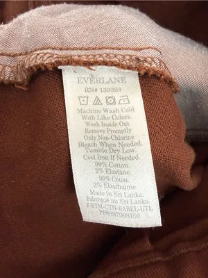 Everlane The Utility Barrel Pant Rosewood High Rise Cotton Brown thumbnail 16