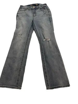 7 For All Mankind Tummy less High Rise Slim Bootcut Medium Wash Jeans Sz 12 thumbnail 6
