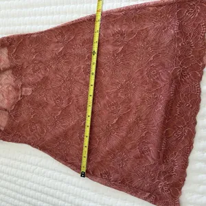Victoria’s Secret Dusty Rose Nightie Sz S Small See Through Lace Slip Lingerie thumbnail 5