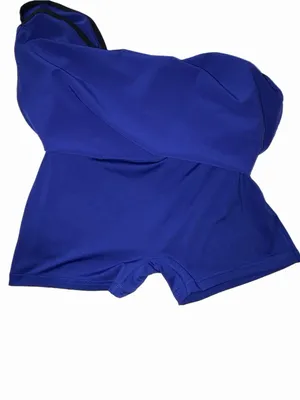 NIKE Golf Dri-FIT Blue & Black Stretch Athletic Skort Medium thumbnail 4