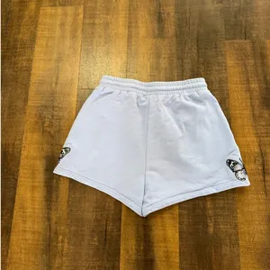 Queen of Sparkles Butterfly Sweat Shorts Lavender Lounge Shorts Size Large thumbnail 3