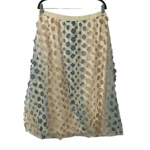 Cato Tulle Mesh Midi Pull on Elastic Waist Midi Skirt(Size Large) thumbnail 3