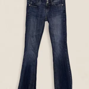 American Eagle Y2K Low Rise Artist Jeans | size 0 Raw Hem Indie Sleaze thumbnail 2