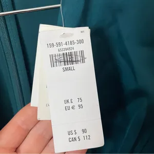 Abercrombie & Fitch Long-Sleeve Plunge Satin Dress thumbnail 5