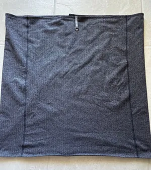 Lululemon Vinyasa Scarf Womens One Size Black Striped Wrap Shrug Hood Travel‎ thumbnail 1