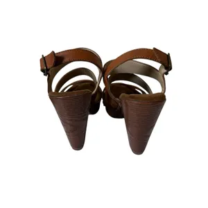 GH Bass Women's Brown Bass-able Strappy Platform Heeled Sandals Size 7M Boho thumbnail 4