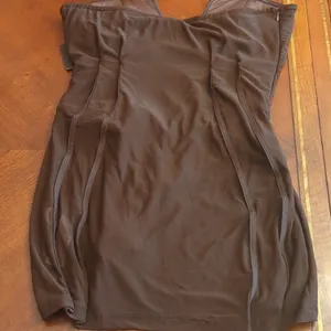 Pretty Little Thing strapless dress chocolate dress Size 14 thumbnail 7