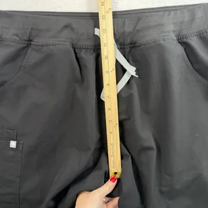 FIGS XL Black Pants Kade Cargo Scrub Straight Leg Doctor Nurse Dentists Women’s thumbnail 10