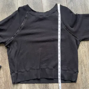 Daytona Chain Trim Casual Pullover Sweatshirt Black Silver Size Large thumbnail 10