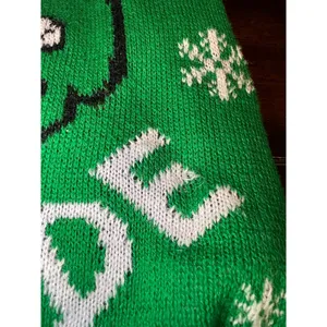The Grinch Women’s Christmas Sweater Size L thumbnail 5