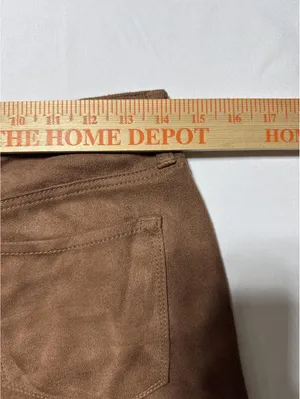 Dear John Brown Faux Suede Skinny Pants thumbnail 6