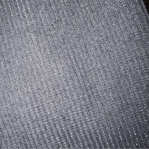 A New Day Metallic Long Sleeve Top Silver Shimmer Stretch Medium thumbnail 3