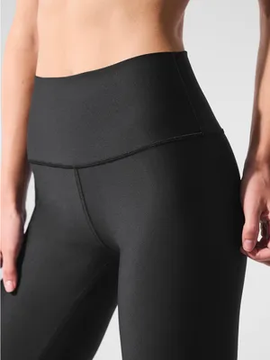 Alo Yoga Airlift High Waist Midi Leggings In Black Size M thumbnail 3