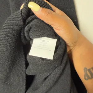 Michael Kors Collection Women 100% Cashmere Sweater Black Tie Waist Avant Guard thumbnail 3