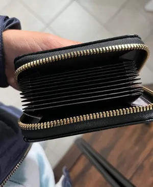 Black Snakeskin Card Holder thumbnail 5