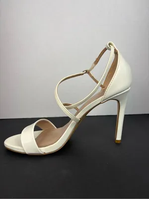 Mix No. 6 Women's Strappy High Heel Sandals in Cream thumbnail 4