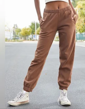 Brandy Melville John Galt Brown Rosa Sweatpants thumbnail 1