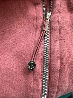 lululemon athletica Cropped scuba Half-Zip Hoodie in Dusty Rose size m/l thumbnail 8