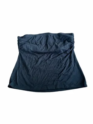 Antistar Black Strapless Fold-Over Tube Top thumbnail 2