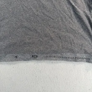 Lululemon Swiftly Tech Long Sleeve Crew Grey Heathered Size 4 Thumbholes thumbnail 3