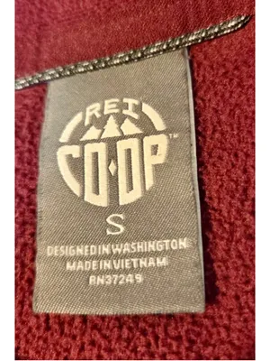 REI Co-op Women’s S Burgundy Quarter-Zip Fleece Pullover thumbnail 4