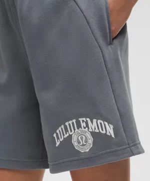 Lululemon Scuba Mid-Rise Oversized Short 7" *Graphic Solar Grey, XXS thumbnail 9