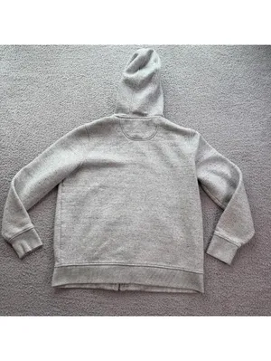 Carhartt Full Zip Hoodie Womens XL Relaxed Fit Gray Speckled Workwear Sweatshirt thumbnail 2