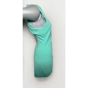 ELLIATT Small Mint Green Ruched Sleeveless Sheath Dress thumbnail 10