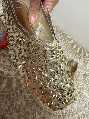 a new day Gold Sequin Ballet Flats thumbnail 11