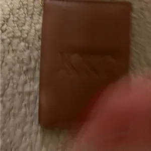 Brown Leather ID Card Holder with Keyring kappa kappa gamma thumbnail 4