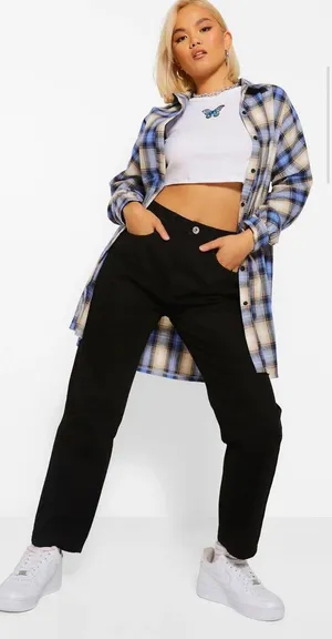 Black Mom Jeans thumbnail 1