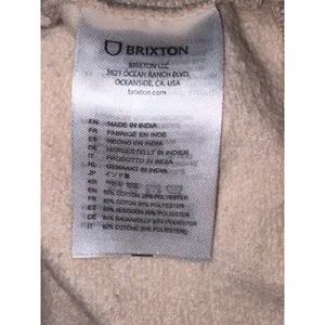 Brixton Freebird Hoodie Tan Beige Graphic Eagle Pullover Sweatshirt Womens XS thumbnail 6