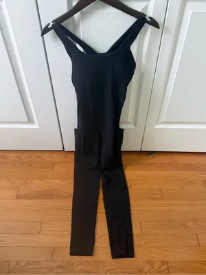 Aritzia TnaBUTTER Pace Jumpsuit in Black thumbnail 3