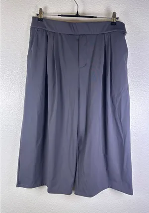G4Free ShiftReady Wide Leg Crop Pants Gray Pleated Athletic Trousers XL thumbnail 1