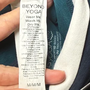 Beyond Yoga High Waist Leggings Teal Activewear Athleisure Gym‎ Sporty Medium thumbnail 10