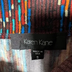 Karen Kane Womens Southwestern Print 2 Piece Set Long Sleeve Top Maxi Skirt S‎ thumbnail 4