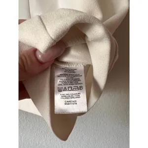 Ann Taylor Mock Neck Sleeveless Shell Top Women's Polyester Spandex Back Zip thumbnail 3